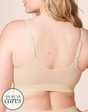 Load image into Gallery viewer, nueskin Olympia Mesh Scoop-Neck Shelf Bra in color Dawn and shape bralette
