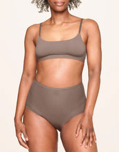 Load image into Gallery viewer, nueskin Cora Scoop-Neck Shelf Bra in color Bracken and shape bralette
