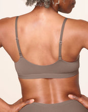 Load image into Gallery viewer, nueskin Cora Scoop-Neck Shelf Bra in color Bracken and shape bralette
