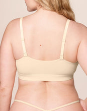 Load image into Gallery viewer, nueskin Jenn Wireless Triangle Bralette in color Dawn and shape bralette
