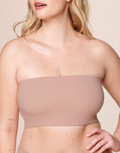 Load image into Gallery viewer, nueskin Ines Strapless Bandeau in color Rose Cloud and shape bandeau
