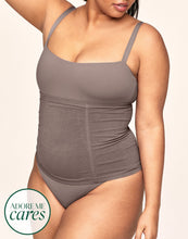 Load image into Gallery viewer, nueskin Claudine High-Compression Waist Cincher in color Deep Taupe and shape corset
