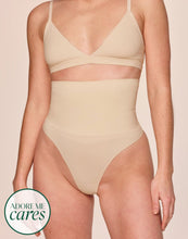 Load image into Gallery viewer, nueskin Elodie High-Compression High-Waist Thong in color Dawn and shape thong
