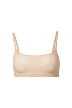 Load image into Gallery viewer, nueskin Olympia Mesh Scoop-Neck Shelf Bra in color Appleblossom and shape bralette

