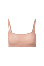 Load image into Gallery viewer, nueskin Olympia Mesh Scoop-Neck Shelf Bra in color Rose Cloud and shape bralette
