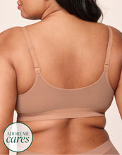Load image into Gallery viewer, nueskin Olympia Mesh Scoop-Neck Shelf Bra in color Macaroon and shape bralette
