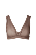 Load image into Gallery viewer, nueskin Italia Mesh Wireless Triangle Bralette in color Macaroon and shape triangle
