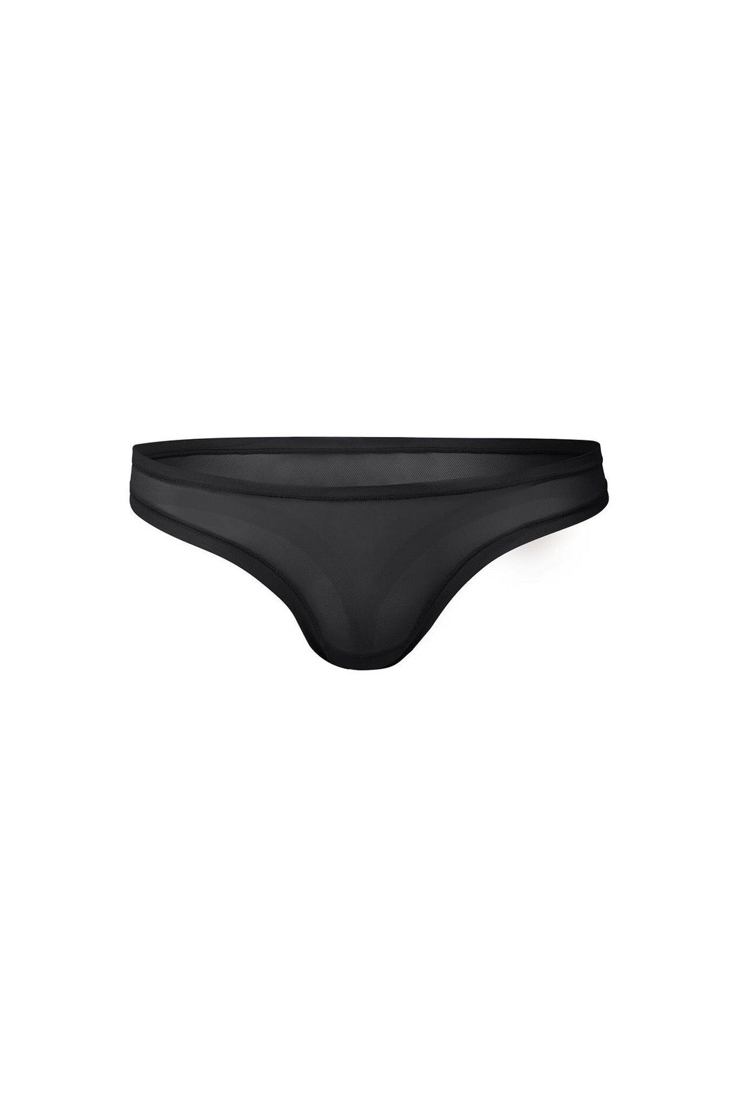 nueskin Bonnie in color Jet Black and shape thong