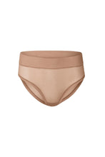 Load image into Gallery viewer, nueskin Ginny Mesh Mid-Rise Bikini Brief in color Macaroon and shape midi brief

