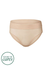 Load image into Gallery viewer, nueskin Ginny Mesh Mid-Rise Bikini Brief in color Appleblossom and shape midi brief
