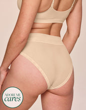 Load image into Gallery viewer, nueskin Ginny Mesh Mid-Rise Bikini Brief in color Appleblossom and shape midi brief
