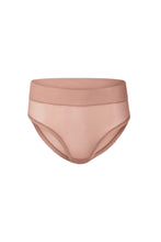 Load image into Gallery viewer, nueskin Ginny Mesh Mid-Rise Bikini Brief in color Rose Cloud and shape midi brief

