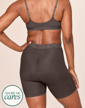 Load image into Gallery viewer, nueskin Dina Mesh High-Rise Shortie in color Deep Taupe and shape shortie
