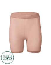 Load image into Gallery viewer, nueskin Dina Mesh High-Rise Shortie in color Rose Cloud and shape shortie
