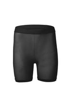 Load image into Gallery viewer, nueskin Dina Mesh High-Rise Shortie in color Jet Black and shape shortie
