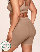 Load image into Gallery viewer, nueskin Dina Mesh High-Rise Shortie in color Macaroon and shape shortie
