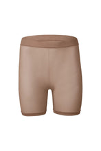 Load image into Gallery viewer, nueskin Dina Mesh High-Rise Shortie in color Beaver Fur and shape shortie
