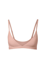 Load image into Gallery viewer, nueskin Jenn Wireless Triangle Bralette in color Rose Cloud and shape bralette
