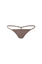 Load image into Gallery viewer, nueskin Irina No-Cut G-String in color Deep Taupe and shape thong
