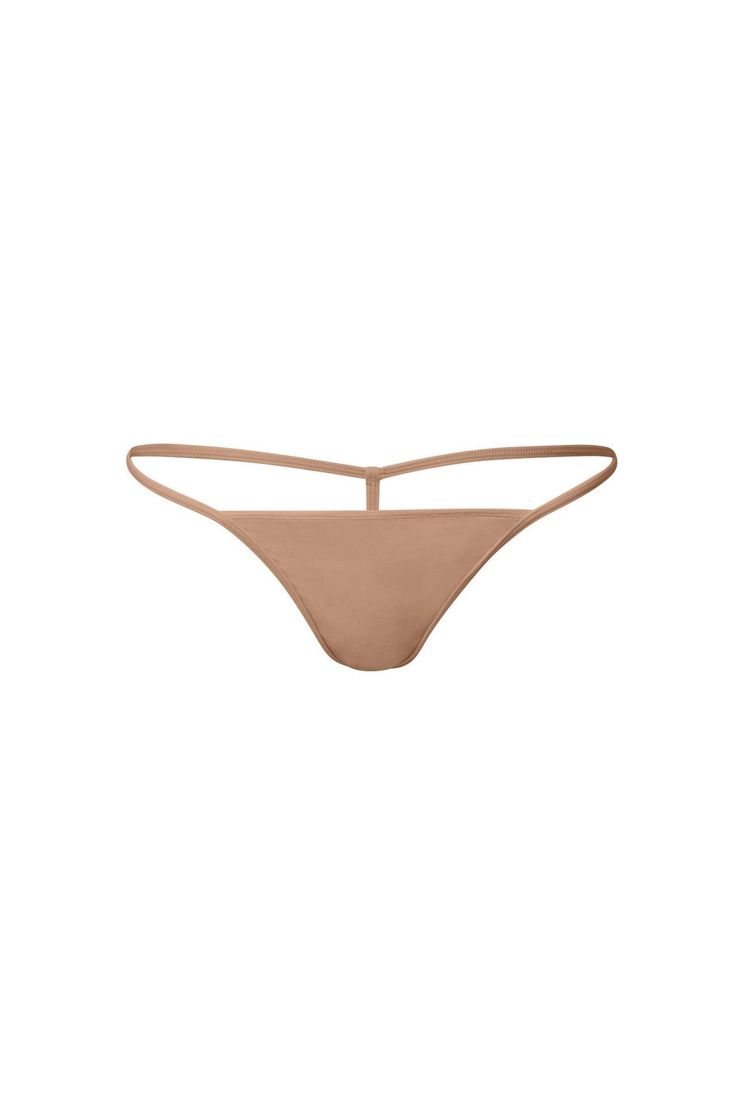 nueskin Irina No-Cut G-String in color Macaroon and shape thong