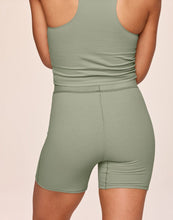 Load image into Gallery viewer, nueskin Hena Rib Cotton Shorts in color Tea and shape shortie
