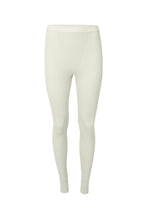 Load image into Gallery viewer, nueskin Laurie Rib Cotton Legging in color Cannoli Cream (Cannoli Cream) and shape legging
