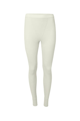 nueskin Laurie Rib Cotton Legging in color Cannoli Cream (Cannoli Cream) and shape legging