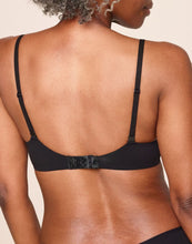 Load image into Gallery viewer, nueskin Janelle Underwired T-Shirt Bra in color Jet Black and shape demi
