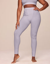 Load image into Gallery viewer, nueskin Laurie Rib Cotton Legging in color Orchid Hush and shape legging
