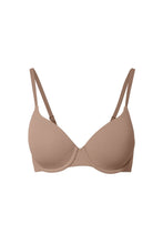 Load image into Gallery viewer, nueskin Janelle Underwired T-Shirt Bra in color Beaver Fur and shape demi
