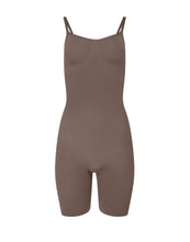 Load image into Gallery viewer, nueskin Analise High-Compression Underbust Bodysuit in color Deep Taupe and shape bodysuit

