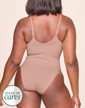 Load image into Gallery viewer, nueskin Cady High-Compression Cheeky Bodysuit in color Rose Cloud and shape bodysuit
