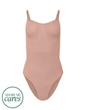 Load image into Gallery viewer, nueskin Cady High-Compression Cheeky Bodysuit in color Rose Cloud and shape bodysuit
