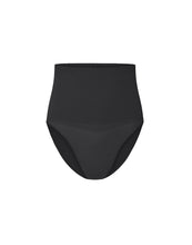 Load image into Gallery viewer, nueskin Hayley High-Compression High-Waist Bikini Brief in color Jet Black and shape high waisted
